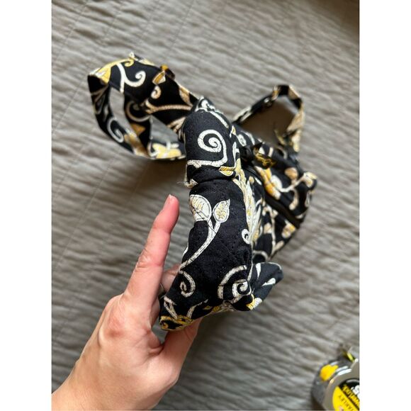 Vera Bradley On the Go Shoulder Purse Yellow Bird Style - Picture 10 of 13